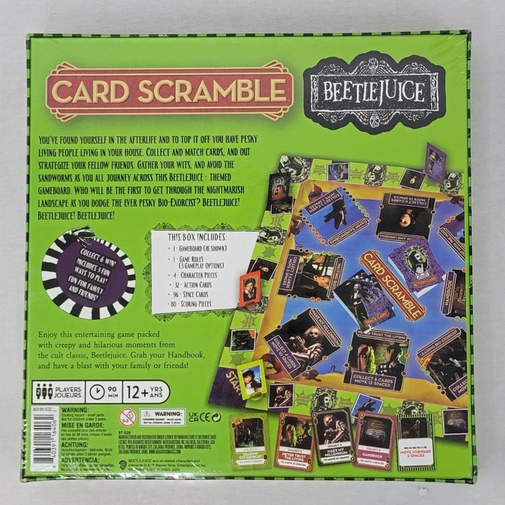 New! Beetlejuice card scramble game - Picture 2 of 3